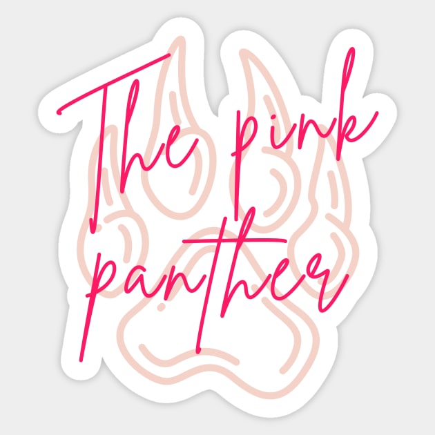 Pink Panther Sticker by BillieTofu